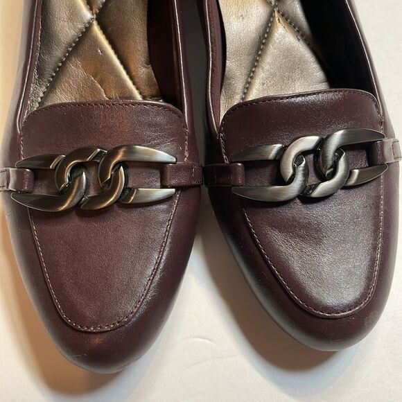 Easy spirit, women’s leather slip on block heel shoes size 7 Esumandra - Picture 2 of 13